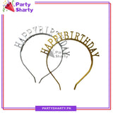 Happy Birthday Plastic Head Band For Birthday Party Celebrations