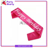 Happy Birthday Sash For Birthday Party Decoration and Celebrations