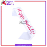 Happy Birthday Sash For Birthday Party Decoration and Celebrations