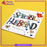 Happy Birthday to my Special Husband Greeting Card For Husband Birthday Celebration