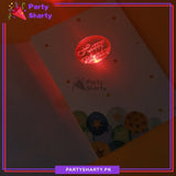 Happy Birthday with Balloons & Stars Printed Musical Greeting Card