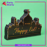 Happy Eid Masjid Shaped Thermocol Standee For Eid Mubarak Decoration and Celebrations
