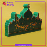 Happy Eid Masjid Shaped Thermocol Standee For Eid Mubarak Decoration and Celebrations