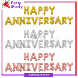 Happy Anniversary Foil Banner for Anniversary Theme Celebration & Decoration