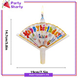 Happy Birthday Surprise Banner Musical Candle for Birthday Decoration and Celebration