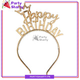 Happy Birthday Crown Party Plastic Headband For Birthday Party Celebrations