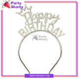 Happy Birthday Crown Party Plastic Headband For Birthday Party Celebrations