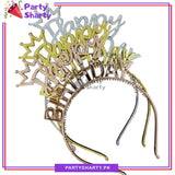Happy Birthday Crown Party Plastic Headband For Birthday Party Celebrations