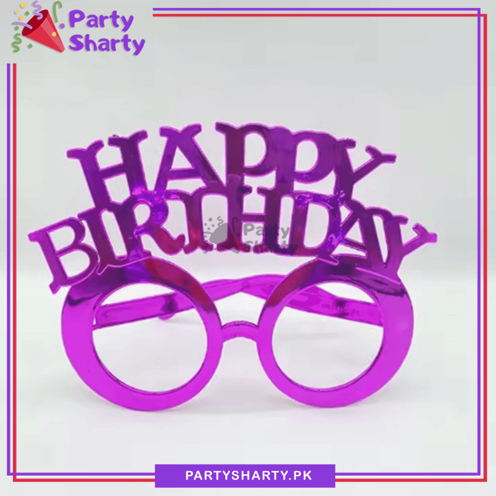 Happy Birthday Decorative Eye Glasses for Birthday Party Celebration