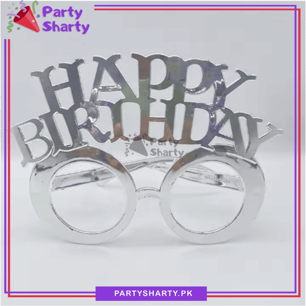 Happy Birthday Decorative Eye Glasses for Birthday Party Celebration