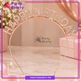Happy Birthday Rhinestones Hairband for Birthday Event & Celebration