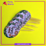 Happy Birthday Safari Cup Cake Topper For Jungle / Safari Birthday Theme Party and Decoration