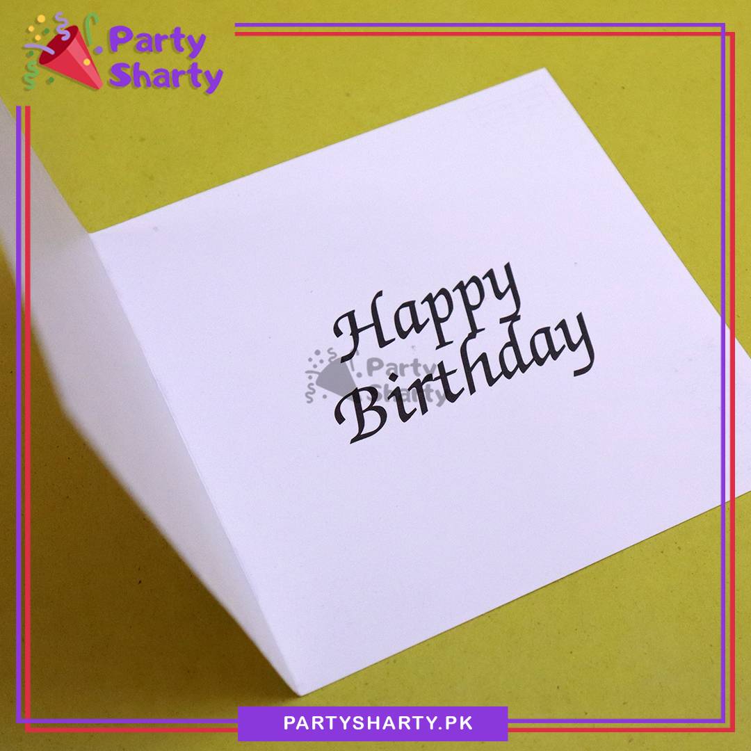 Happy Birthday to You Leaves & Floral Round Design Greeting Card