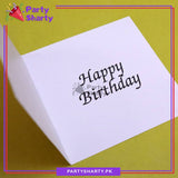 Happy Birthday to You Leaves & Floral Round Design Greeting Card