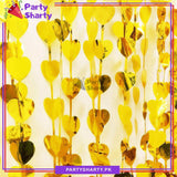 Heart Shaped Fringes / Foil Curtains Best for Back Drop Wall Decoration for Birthday and Parties Celebration