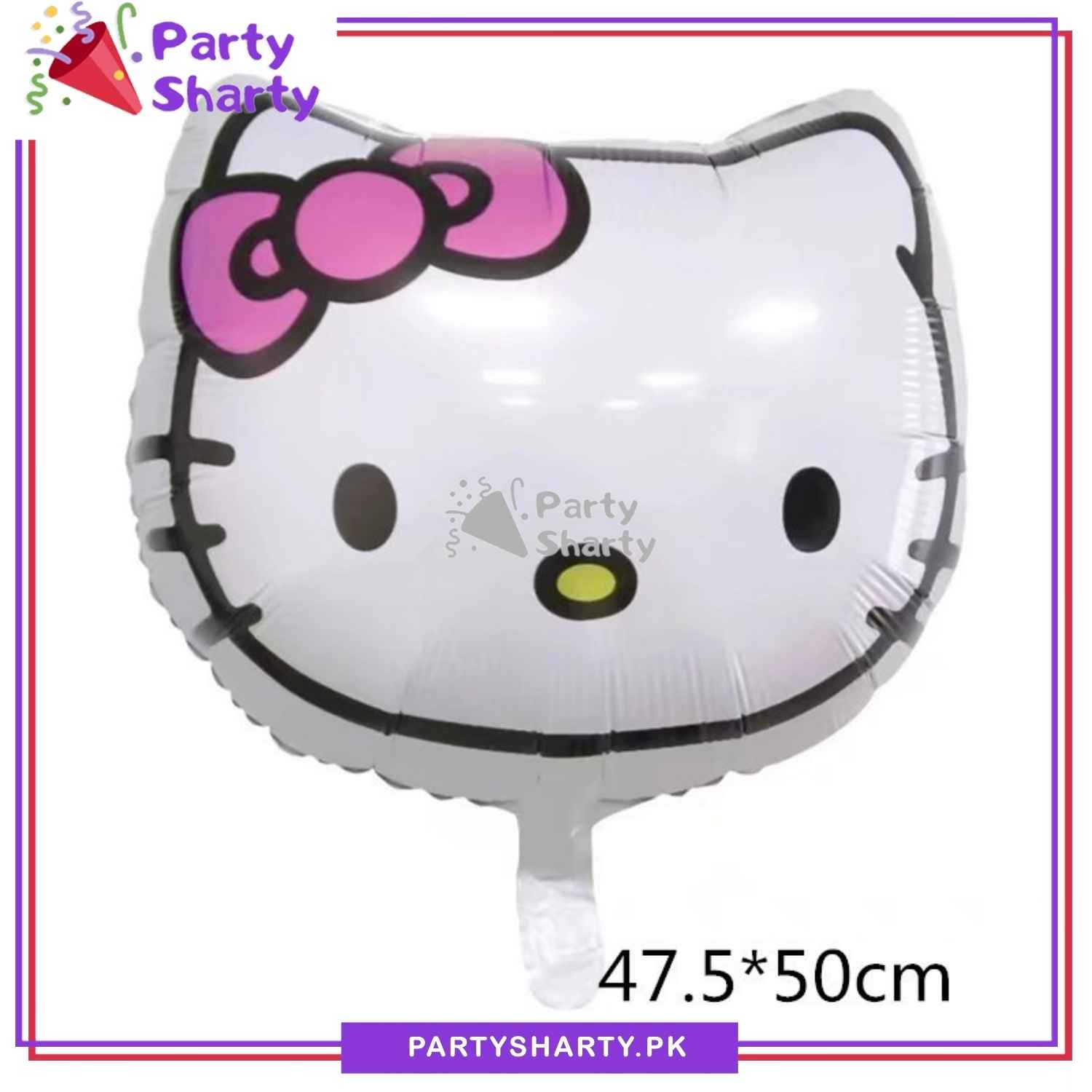 Hello Kitty Head Foil Balloons For Birthday Party Decoration and Celebration