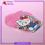 Hello kitty Theme Hanging Swirls (Pack of 6) For Birthday Party and Decoration