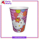 D-2 Hello Kitty Theme Birthday Party Paper Cups / Glass For Themed Based Party Supplies and Decorations
