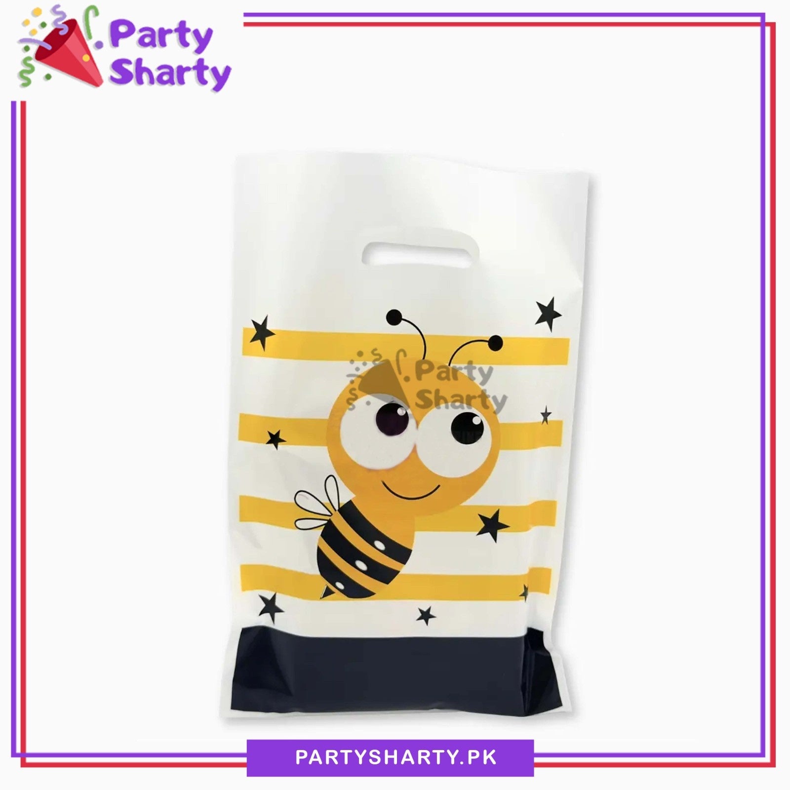 Honey Bee Theme Goody Bags Pack of 10 For Theme Birthday Party Celebration
