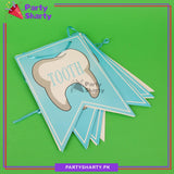 (D-2) I Got My First Tooth Card Banner For 1st Tooth Theme Decoration and Celebration