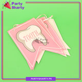 (D-2) I Got My First Tooth Card Banner For 1st Tooth Theme Decoration and Celebration