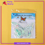100pcs Butterfly Light & Dark Purple With Silver Metallic Balloons Garland Set For Butterfly Themed Party Decoration & Celebration