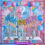 100pcsc Pink and Blue Balloons Garland Kit for Its a Girl/Boy Theme Decorations.