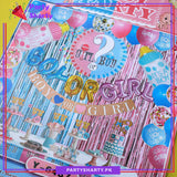 100pcsc Pink and Blue Balloons Garland Kit for Its a Girl/Boy Theme Decorations.