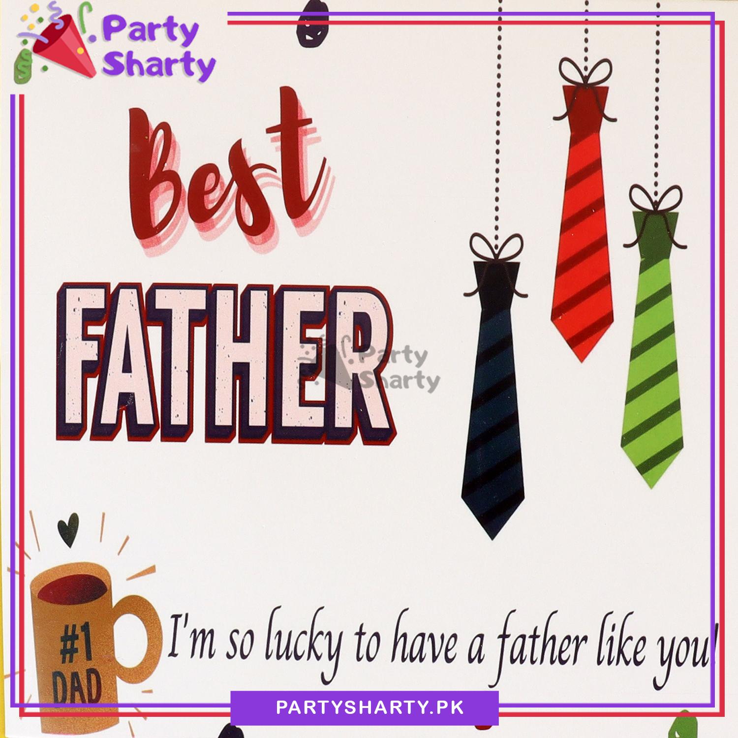 Best Father Greeting Card For Dad's Birthday or Father's Day Celebration