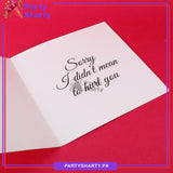 Please Forgive Me I'm Bear-y Sorry Greeting Card