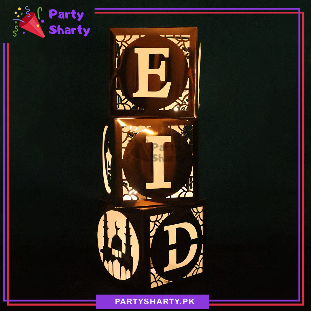 EID Light Box For Eid Mubarak Decoration and Celebrations