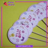 Small Size It's a Girl Cup Cake / Mithai Toppers For Welcome Baby / Gender Reveal / Baby Shower Theme Decoration and Celebration