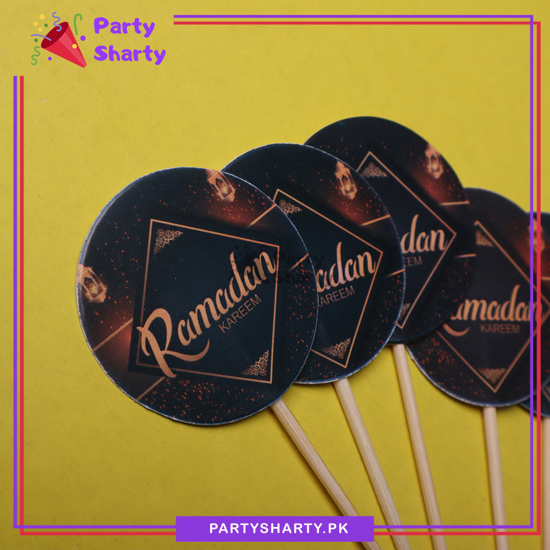 Small Ramadan Kareem Date / Cup Cake topper for Ramadan Celebration