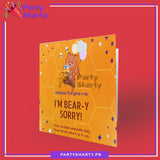 Please Forgive Me I'm Bear-y Sorry Greeting Card