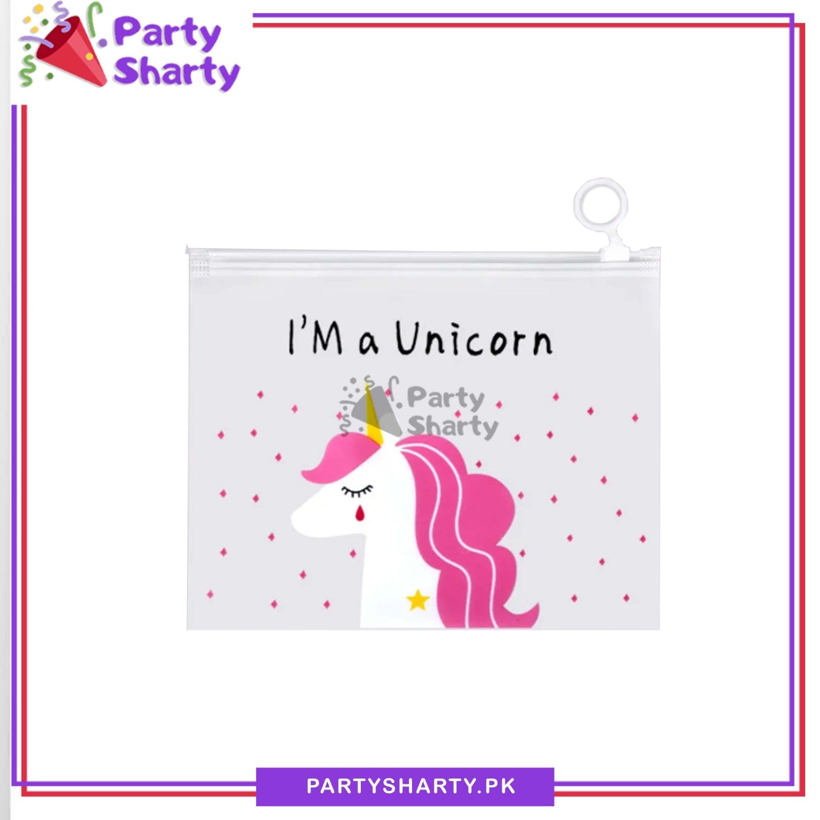 I am a Unicorn Theme Character Pouch for Birthday Gift and School Going Kids