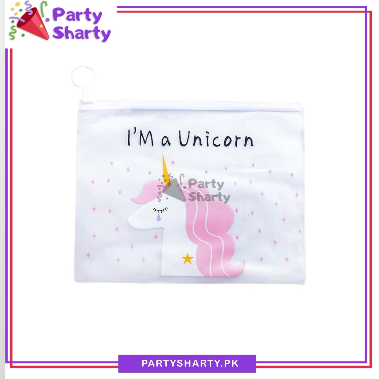I am a Unicorn Theme Character Pouch for Birthday Gift and School Going Kids