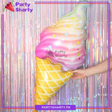 Ice Cream Balloons Sweet Candy Ice Cream Shaped Aluminum Foil Balloon For Sweet Birthday Party Decoration and Celebrations
