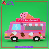 Ice-cream Van Thermocol Standee For Candyland Theme Based Birthday Celebration and Party Decoration