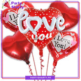 5pcs/set 3D Love You Foil Balloons For Party Decoration and Celebration