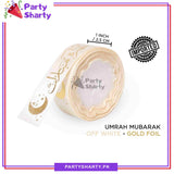 Imported Umrah Mubarak Printed Ribbon Roll For Umrah and Gift Decoration