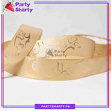 Imported Umrah Mubarak Printed Ribbon Roll For Umrah and Gift Decoration