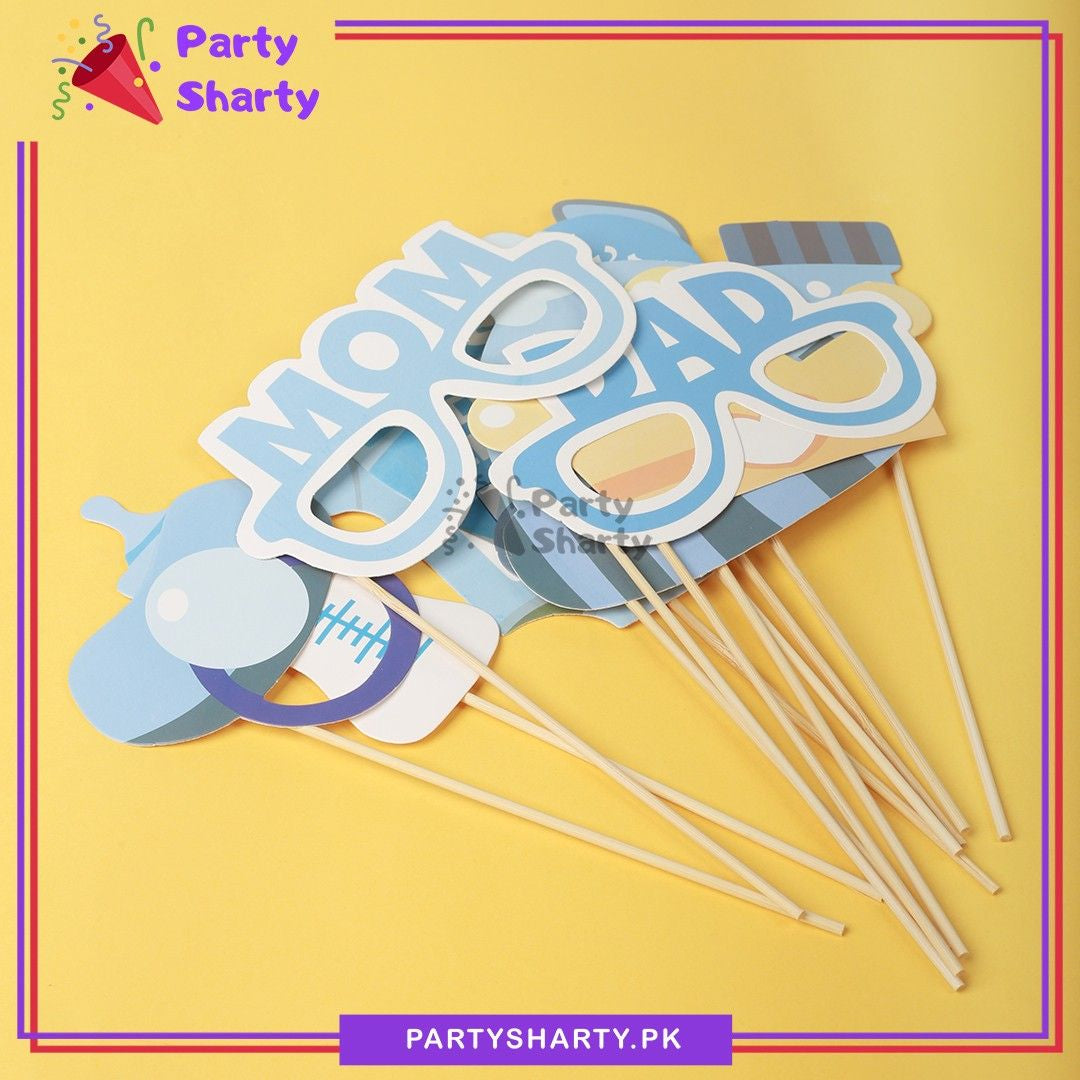 It's a Boy / Girl Theme Photo Booth Props (Pack of 12) For Gender Reveal, Welcome Baby or Baby Shower Party Celebration and Decoration
