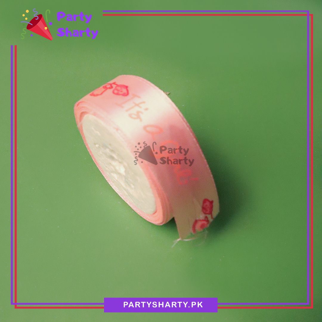 It's a Girl Printed Pink Ribbons For Welcome Baby or Baby Shower Celebrations