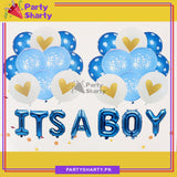 28pcs/Set ITS A BOY Theme Set for Welcome Baby / Baby Shower Event Decoration and Celebration