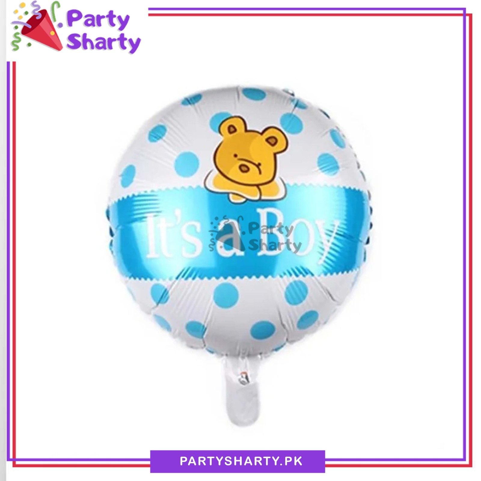 Its a Boy / Its a Girl Round Shaped Foil Balloon For Welcome Baby Party Decoration & Celebration