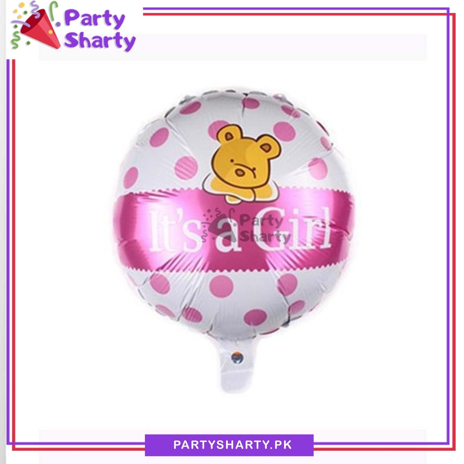 Its a Boy / Its a Girl Round Shaped Foil Balloon For Welcome Baby Party Decoration & Celebration