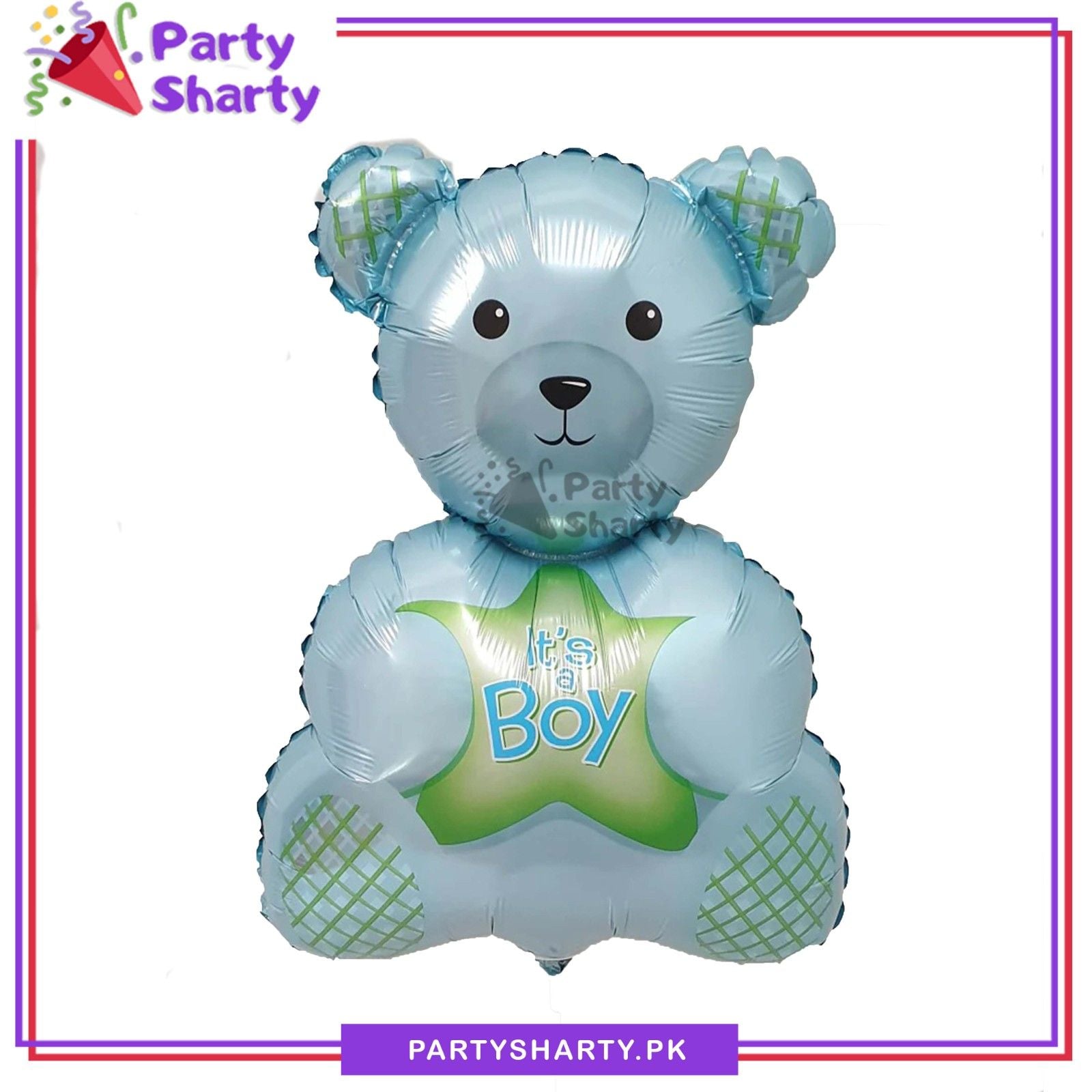 Its a Girl / Boy Bear Foil Balloon for Welcome Baby, Baby Shower Party Decoration & Celebration