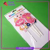Its a Girl Theme Cake Topper Set of 6 for Welcome Baby, Gender Reveal or Baby Shower Decoration and Celebration
