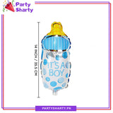 Mini Size Its a Boy / Girl Feeder Shaped Foil Balloon For Baby Shower, Welcome Baby and Gender Reveal Party Decoration and Celebrations