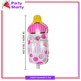 Mini Size Its a Boy / Girl Feeder Shaped Foil Balloon For Baby Shower, Welcome Baby and Gender Reveal Party Decoration and Celebrations